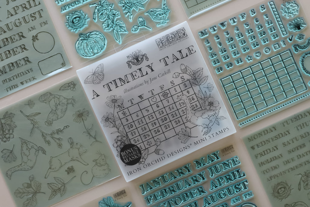 A Timely Tale IOD Decor Stamp
