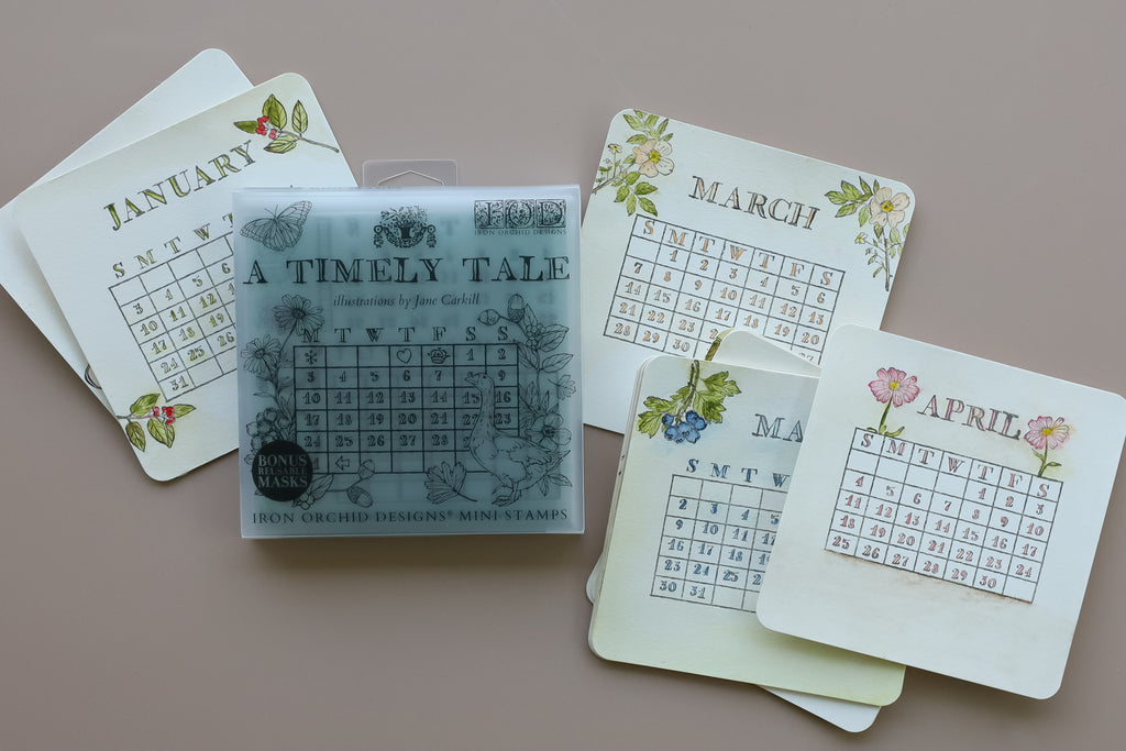 A Timely Tale IOD Decor Stamp